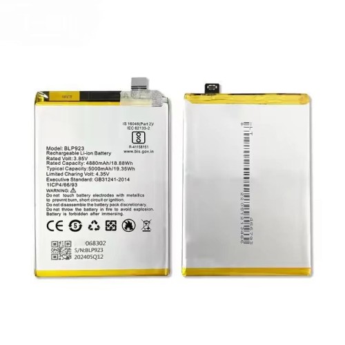 4.45V 5000mAh Replacement Battery BLP729 for Realme 5 Pro/C3/5i/C11/5S